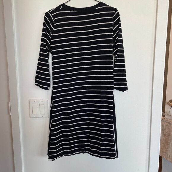 Zara Stripe 3/4 Sleeve Dress - Picture 6 of 6